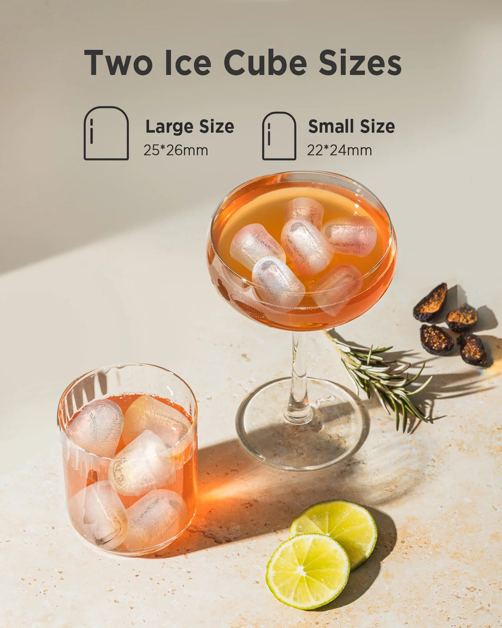 Portable Countertop Ice Maker 26lbs/24h with Scoop & Basket L227
