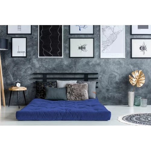 Queen Size Blue Polyester Mattress A462120