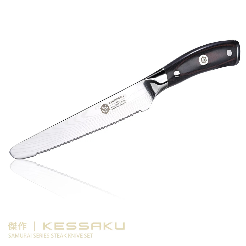 5-Inch Forged High Carbon Stainless Steel Steak Knife Set H8624