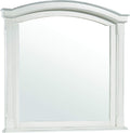 Antique White Arched Mirror S737572