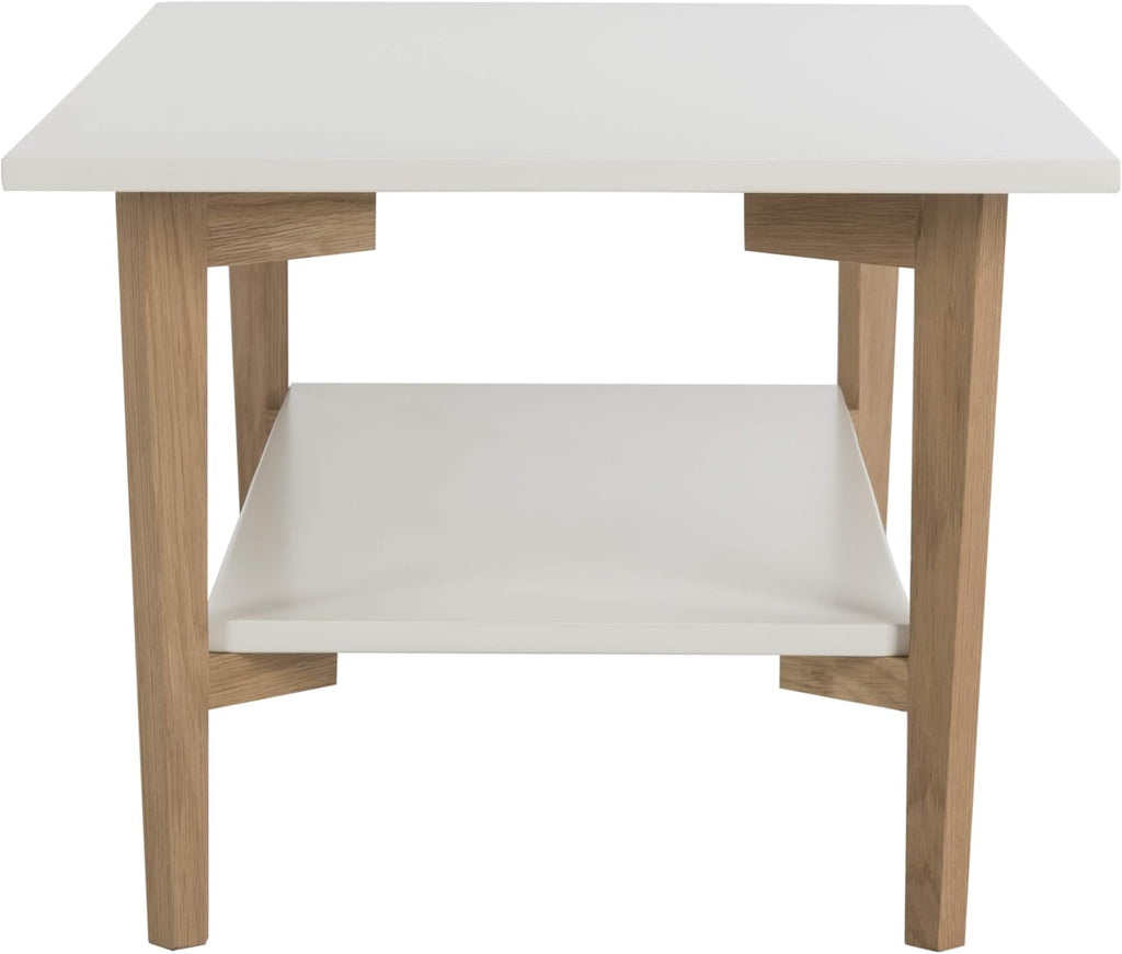 White and Natural Coffee Table X5476