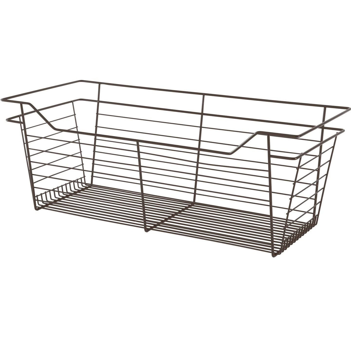 Dark Oil-Rubbed Bronze Powder-Coated Wire Basket H382