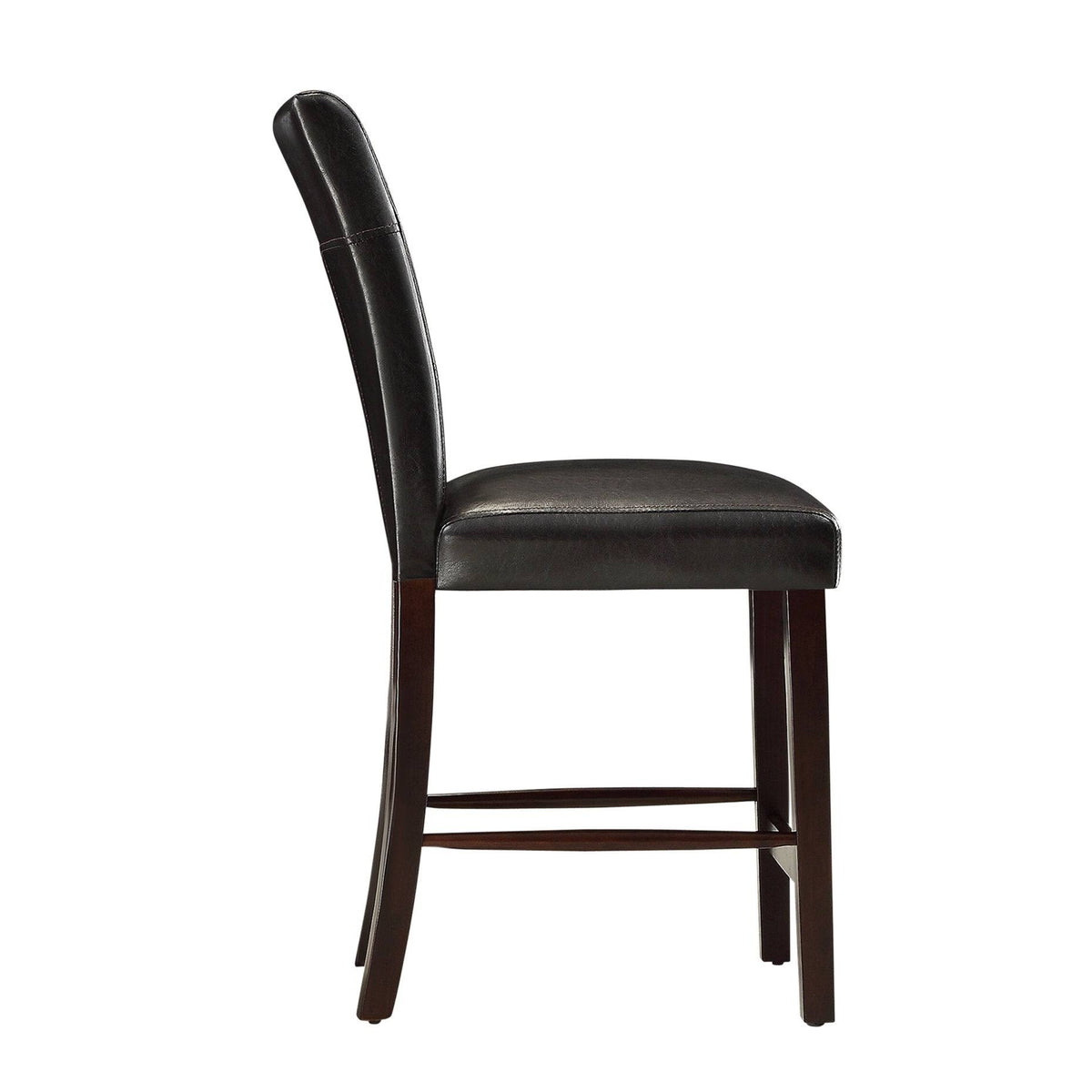 Espresso Counter Height Chair Set of 2 Z551966
