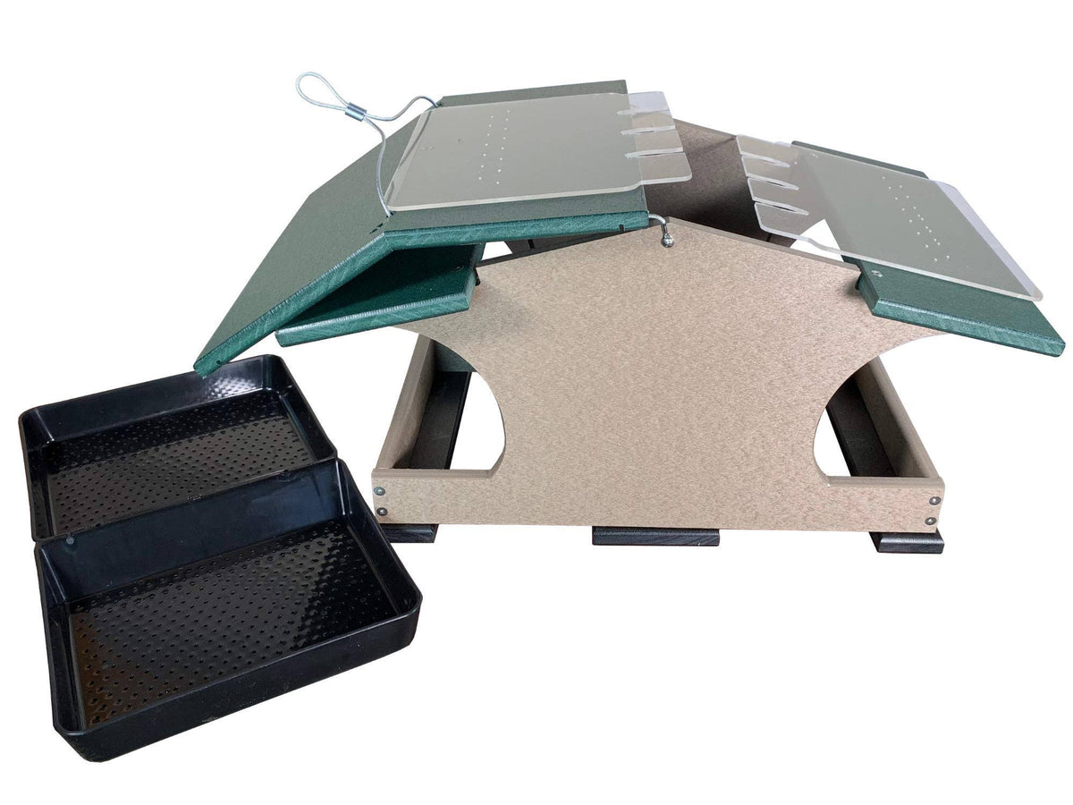 Large Poly Hopper Bird Feeder K379714