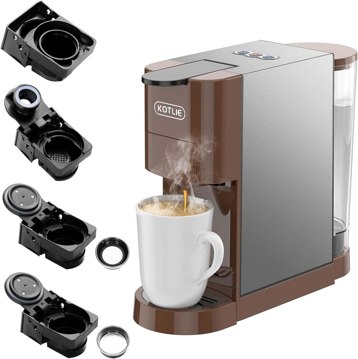 19Bar Pressure Single Serve Espresso Machine T5969