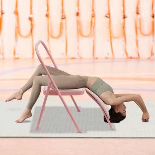 Foldable Yoga Chair with Lumbar Back Support V4543