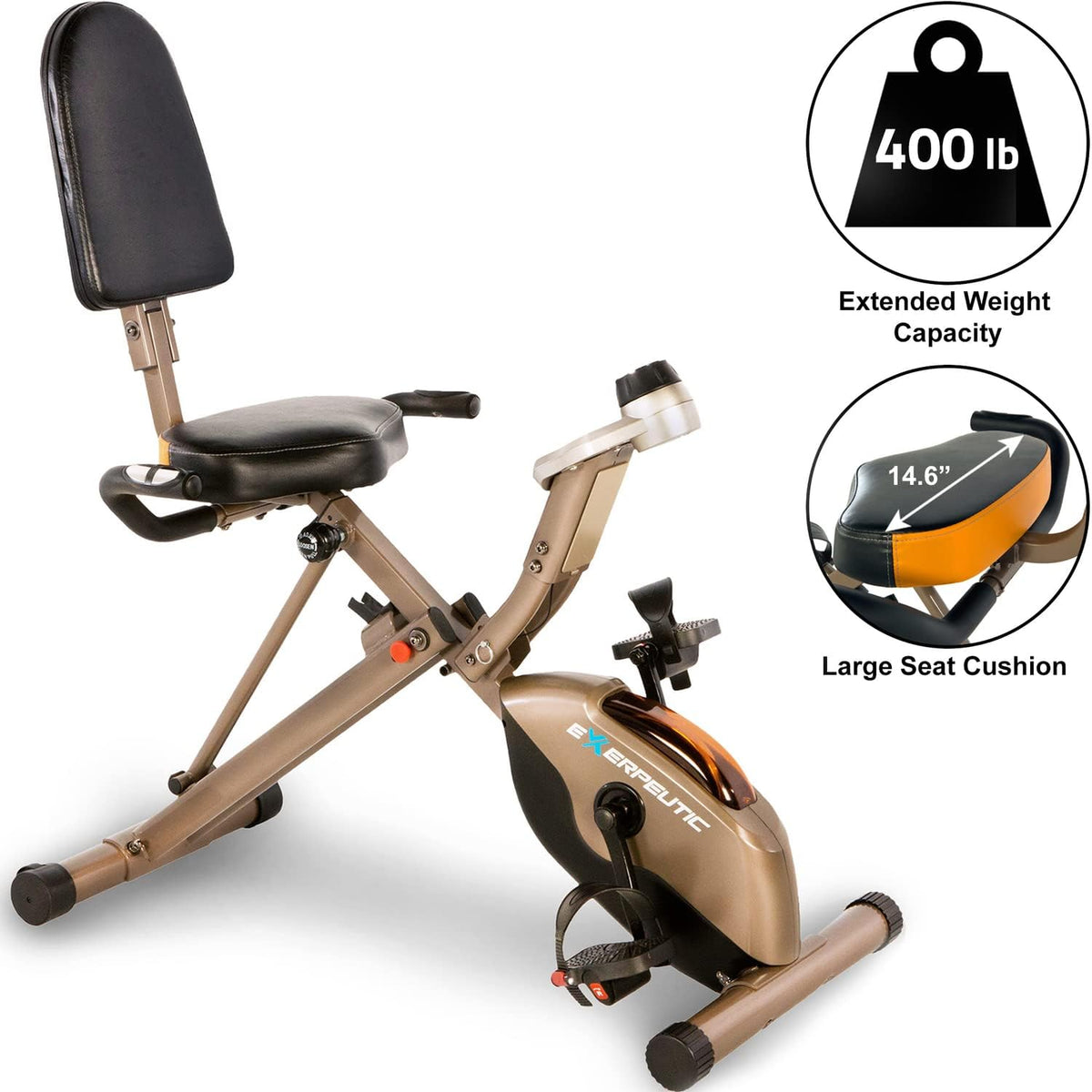 Folding Recumbent Exercise Bike G452
