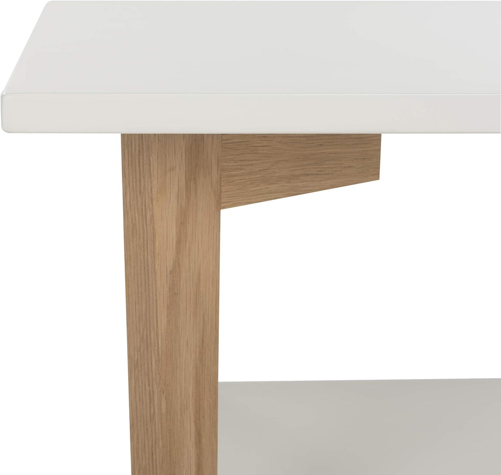 White and Natural Coffee Table X5476