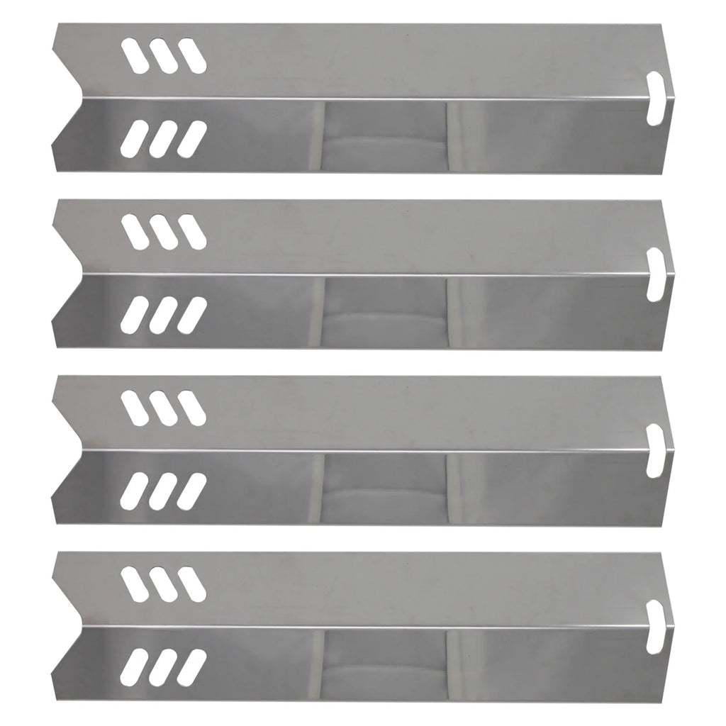 4-Pack Stainless Steel BBQ Grill Heat Shield Plate Replacement Parts 15" M90597