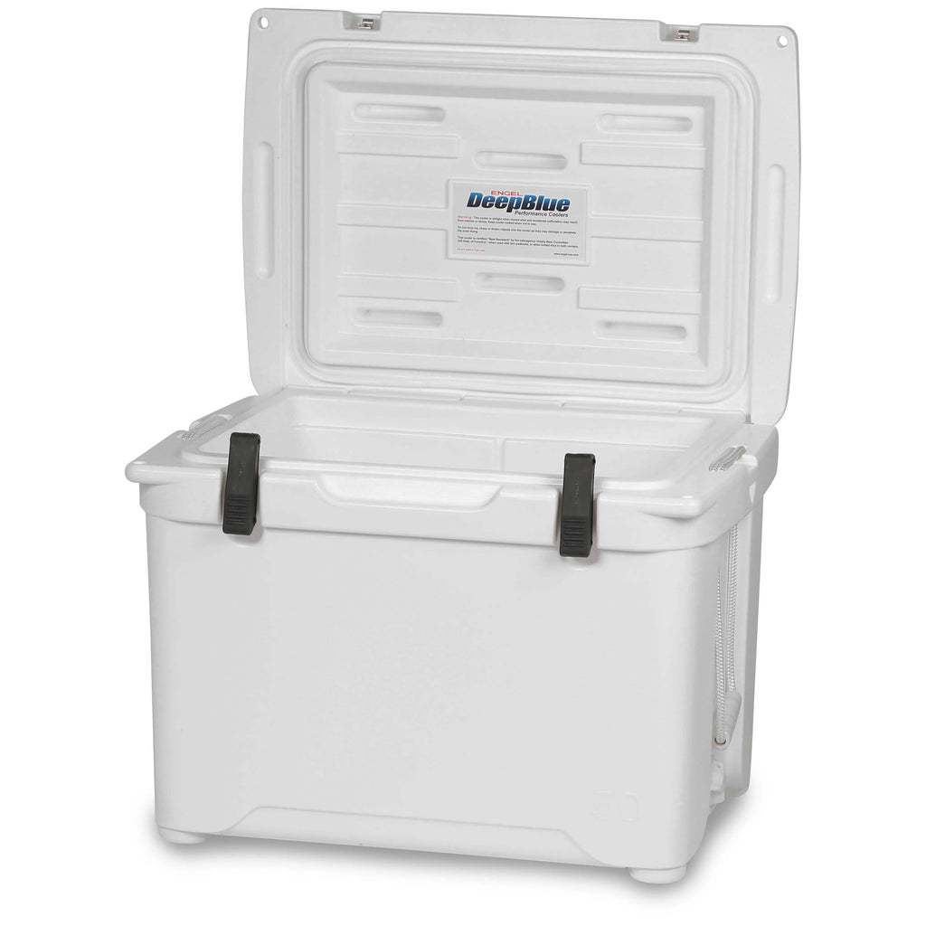 White 48 Quart Roto Molded Cooler D24689