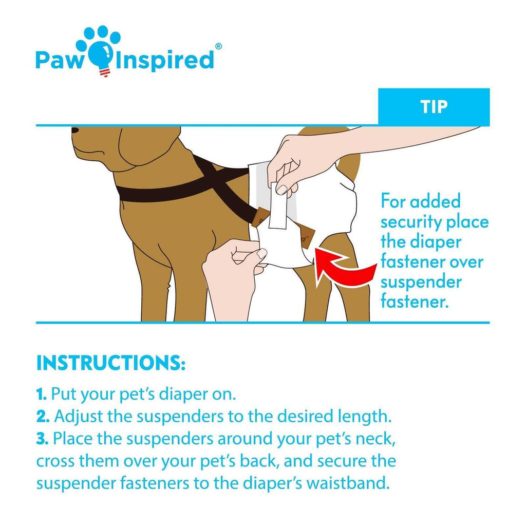 Dog Diaper Suspenders T48638