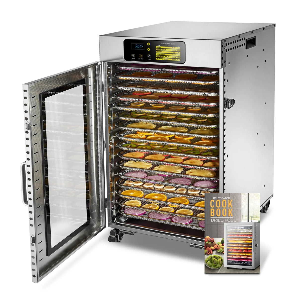 12 Trays Stainless Steel Food Dehydrator U143
