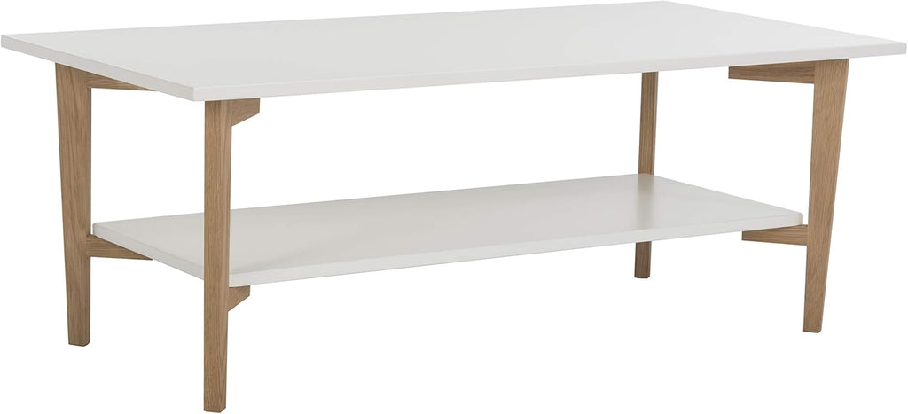 White and Natural Coffee Table X5476