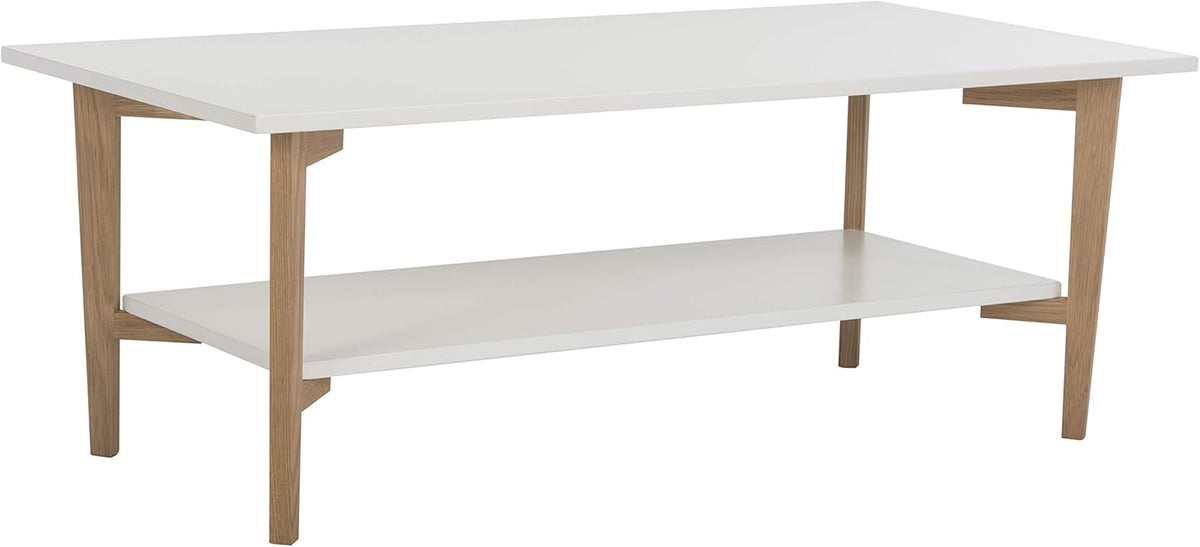 White and Natural Coffee Table X5476