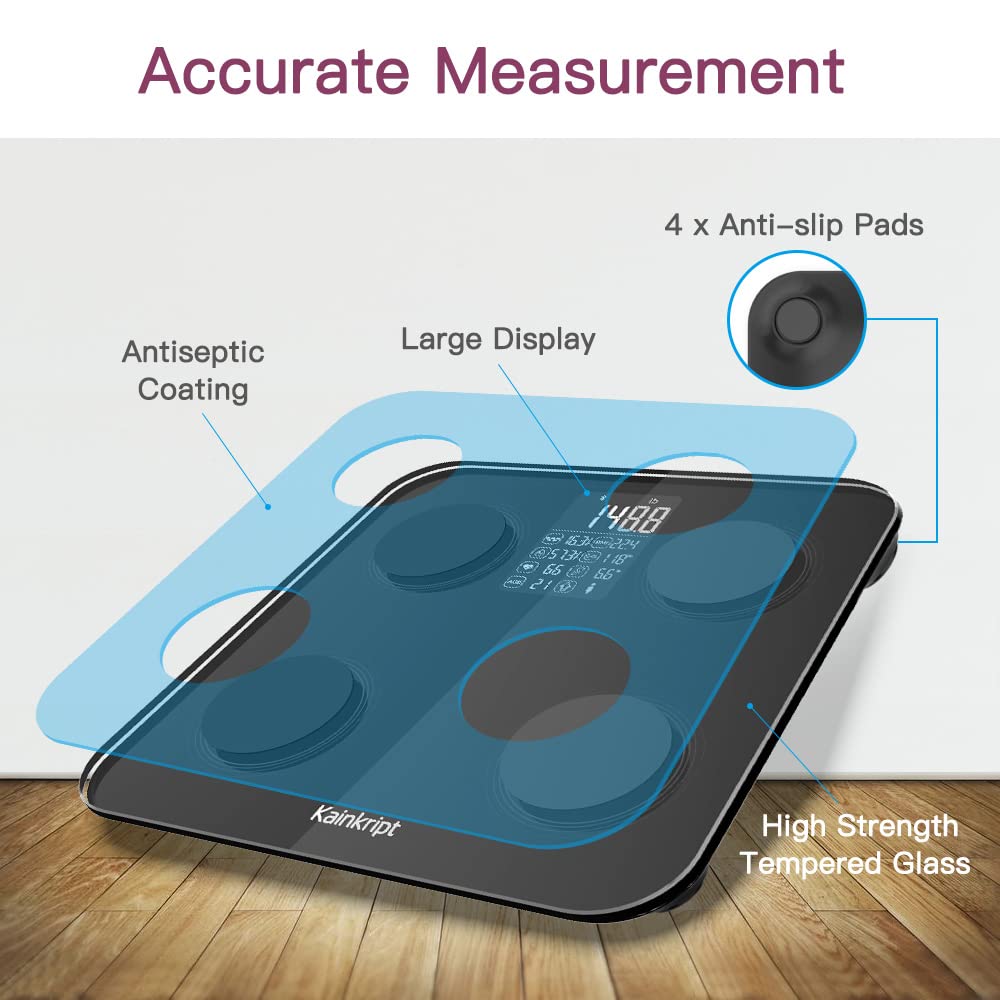 Digital Body Fat and Water Weight Scale F958591