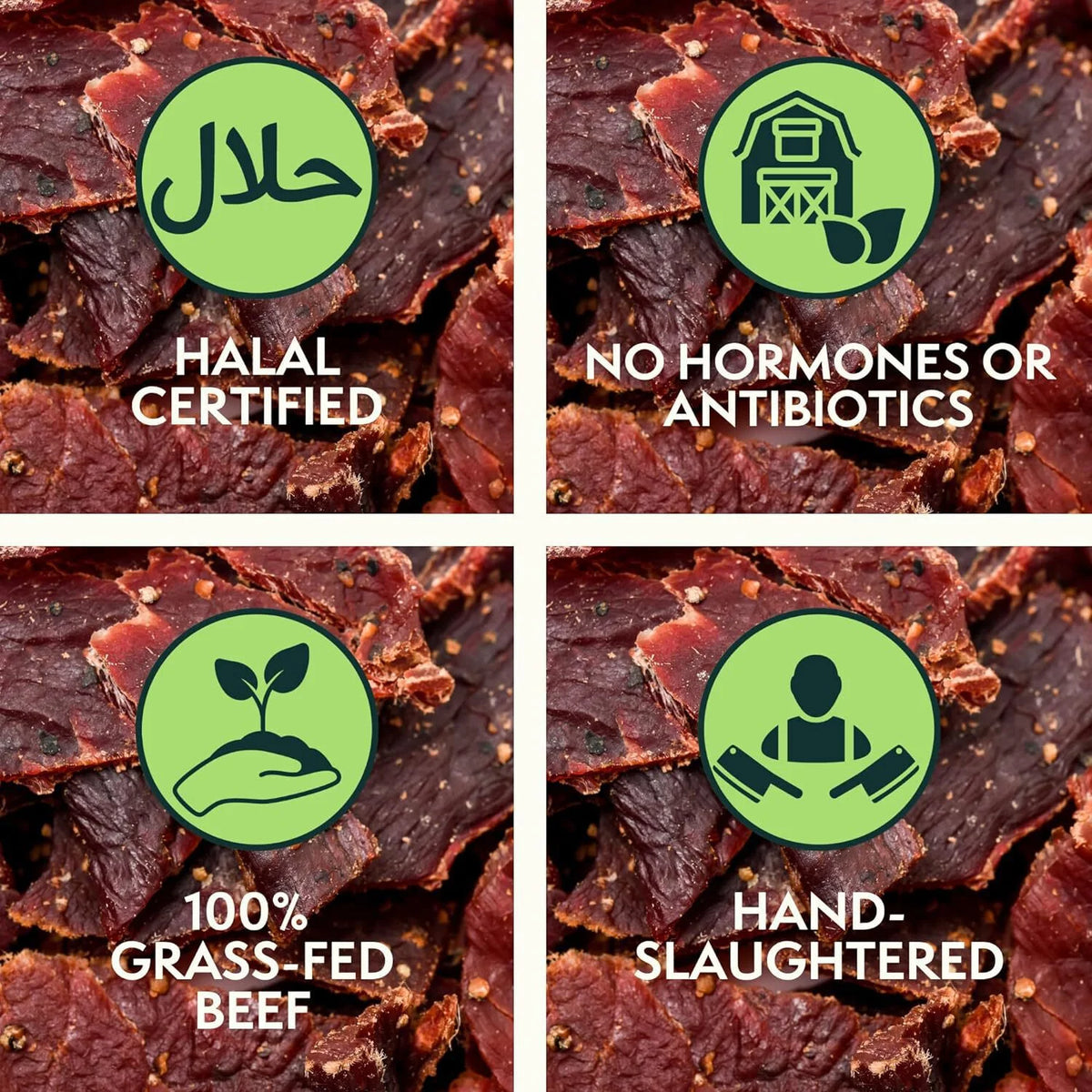 3 Pack 3 Oz. Grass-Fed Beef Jerky Strips R6050