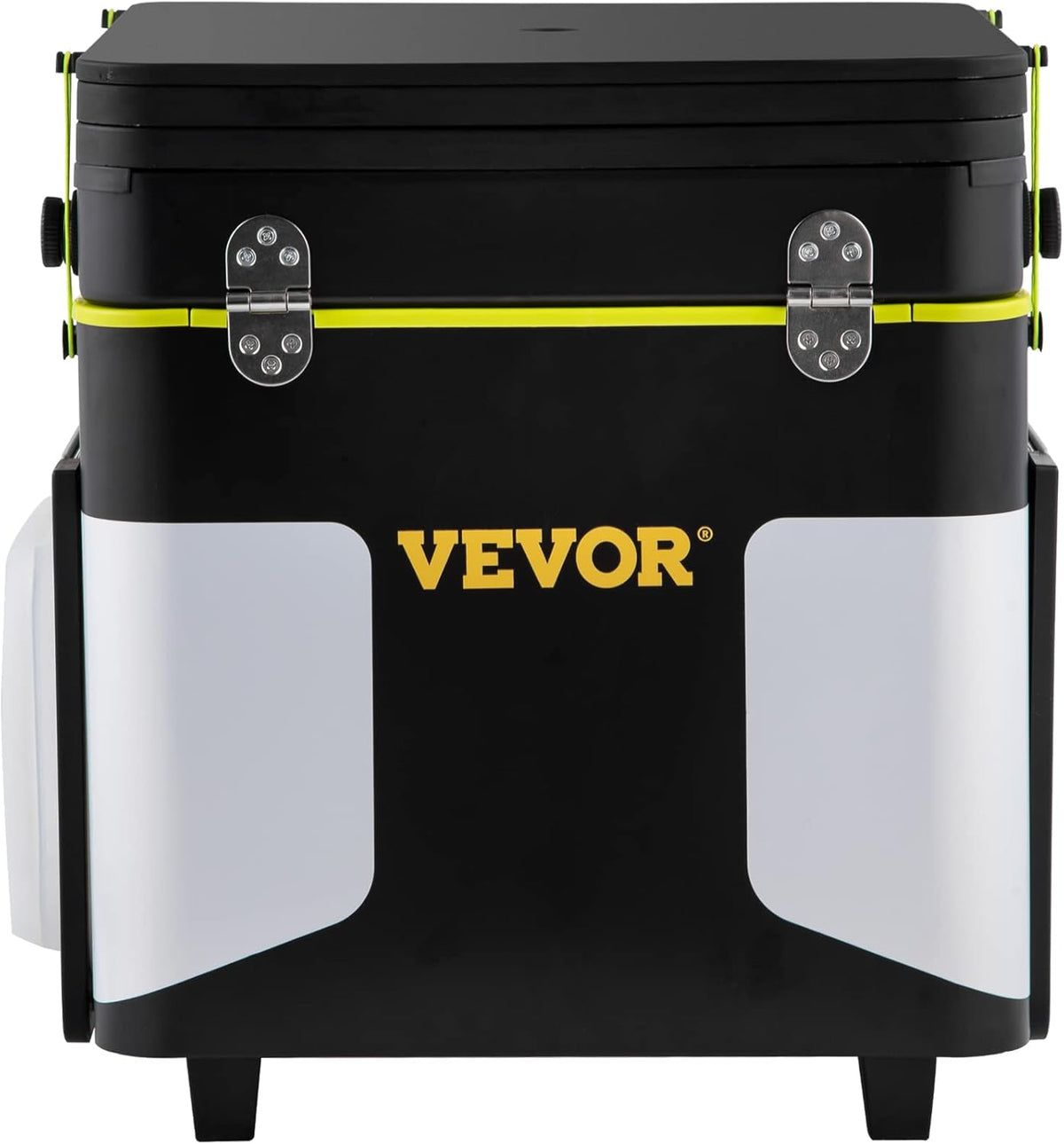 Black Portable Outdoor Cooking Station with Wheels P25530