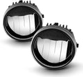 For 2011-2014 Ford F150 Black LED Bumper Fog Lights Assembly T5737