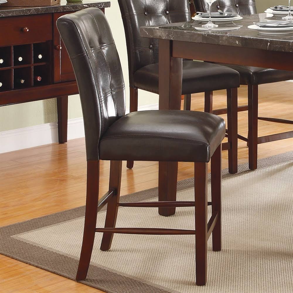 Espresso Counter Height Chair Set of 2 Z551966