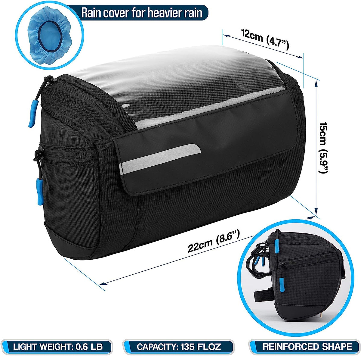 4L Waterproof Bike Handlebar Bag M214701