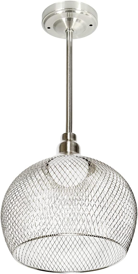 12volt DC LED Pendant Light with Cage Shade D432598