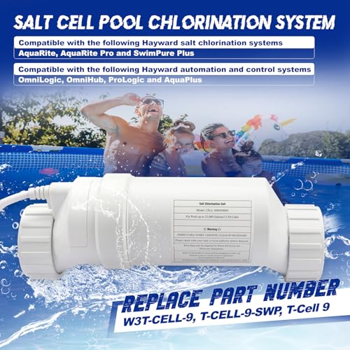 Salt Cell Water Pool Chlorinator System Replacement Up to 40K Gallon In-Ground Pool G8957
