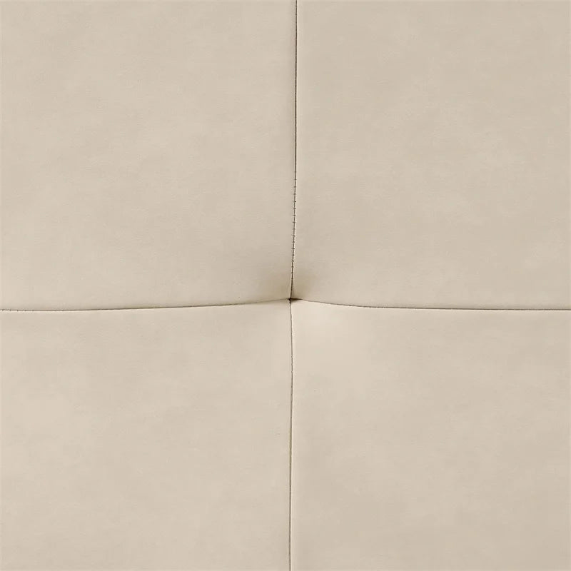 Beige Faux Leather Power Loveseat J632543
