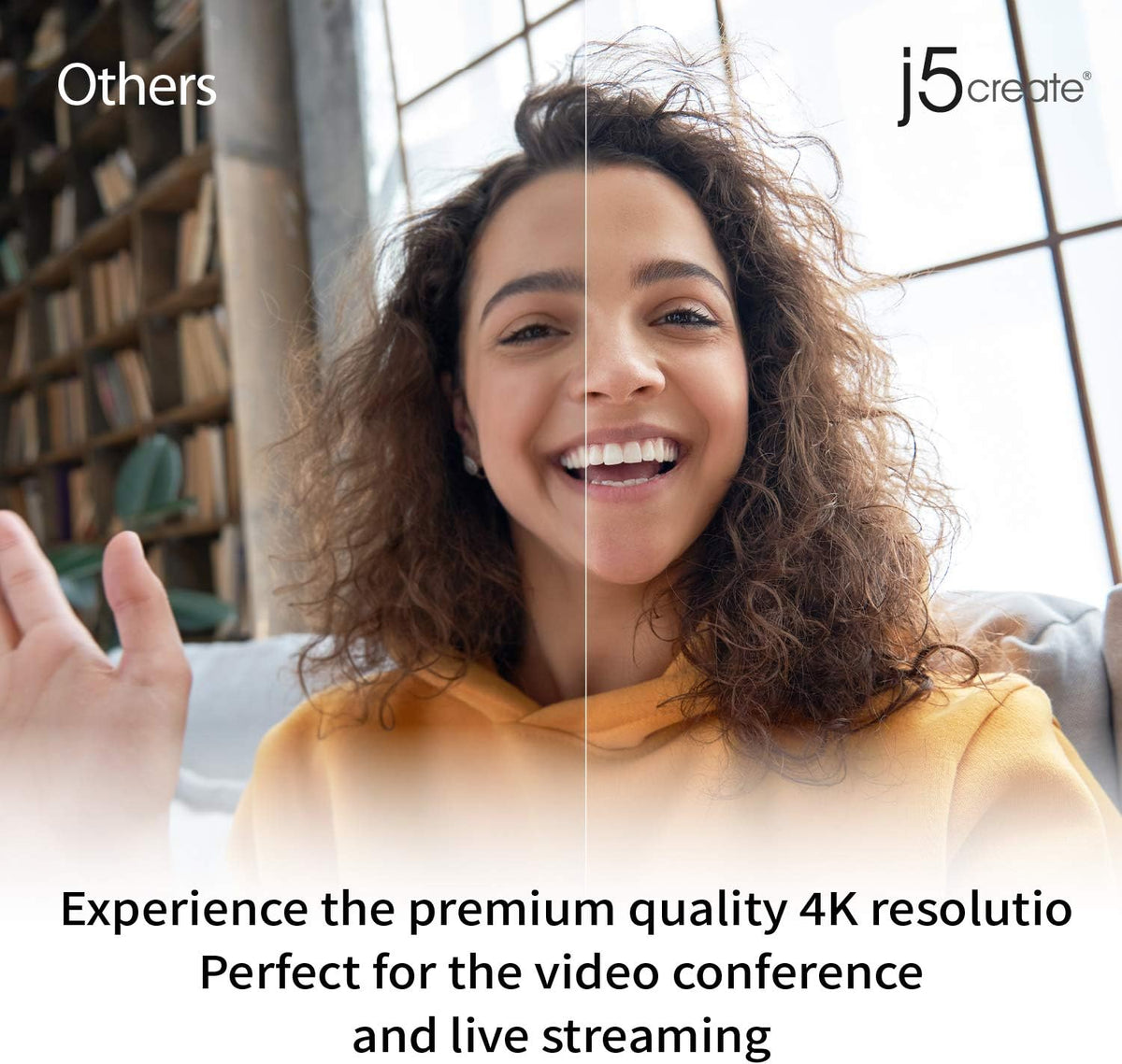 4K Ultra HD Webcam with 5X Digital Zoom, Privacy Cover, Dual Microphones, USB-C M599