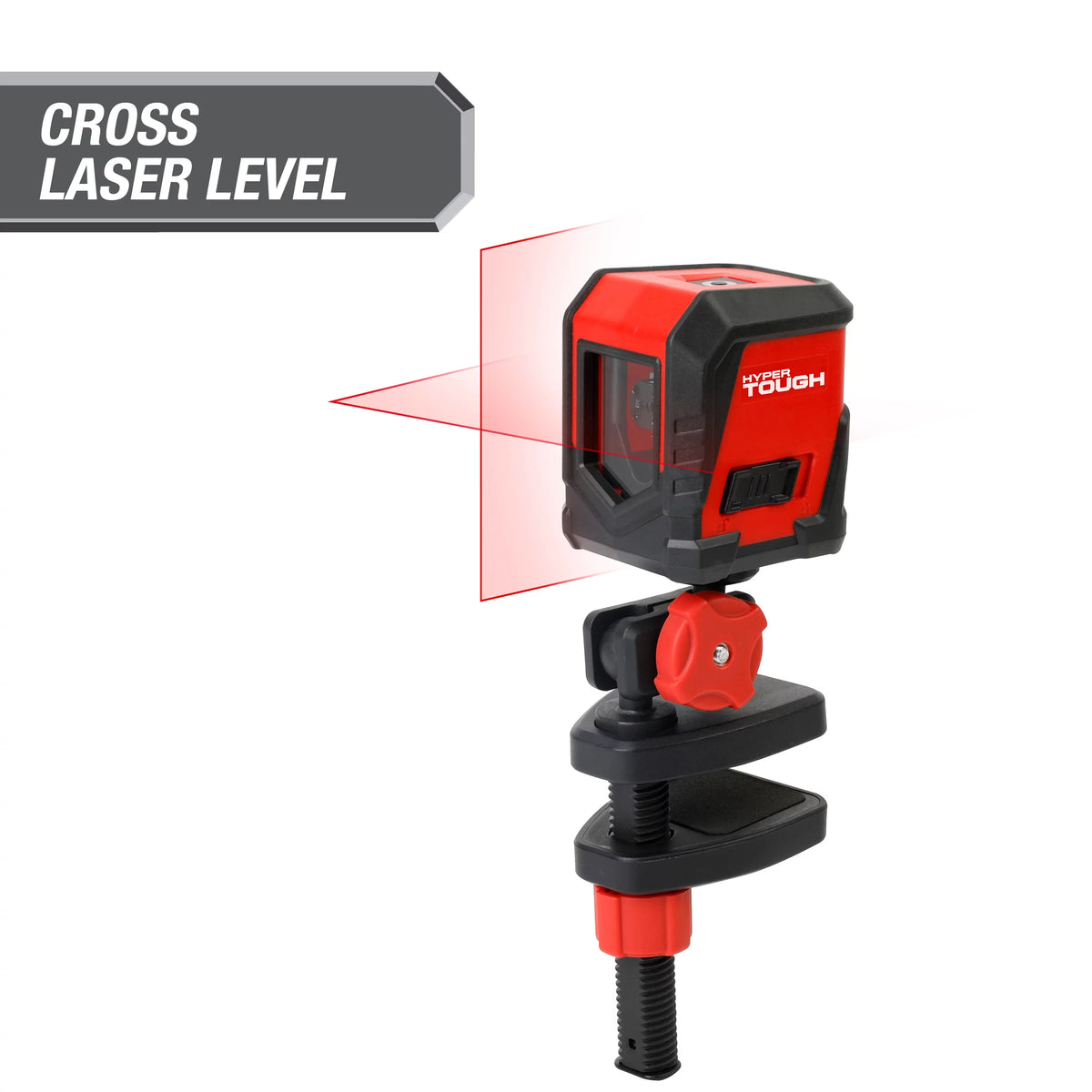 30-ft Cross Line Laser Level Red Beam Self-Leveling V33782