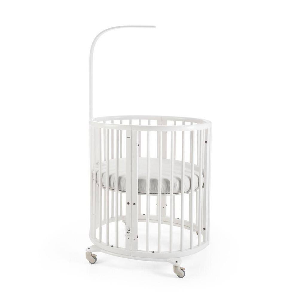 White Bassinet Bundle with Mattress U658