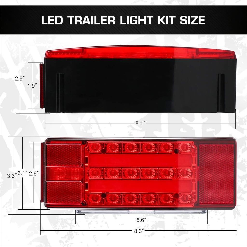 Submersible LED Trailer Light Kit X3984