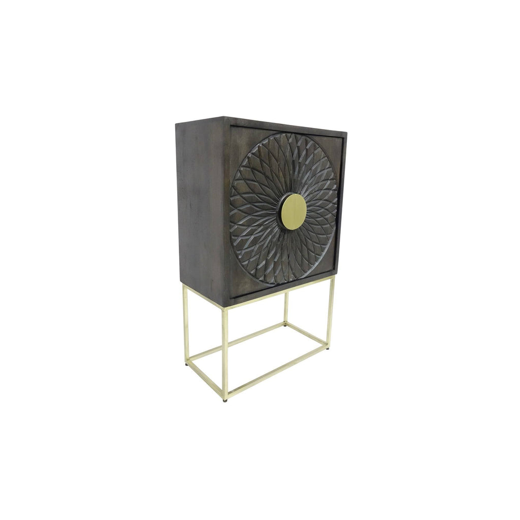 Solid Mango Wood Cabinet U8160