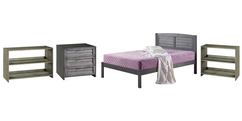 4-Pc Bedroom Set Antique Gray M70170