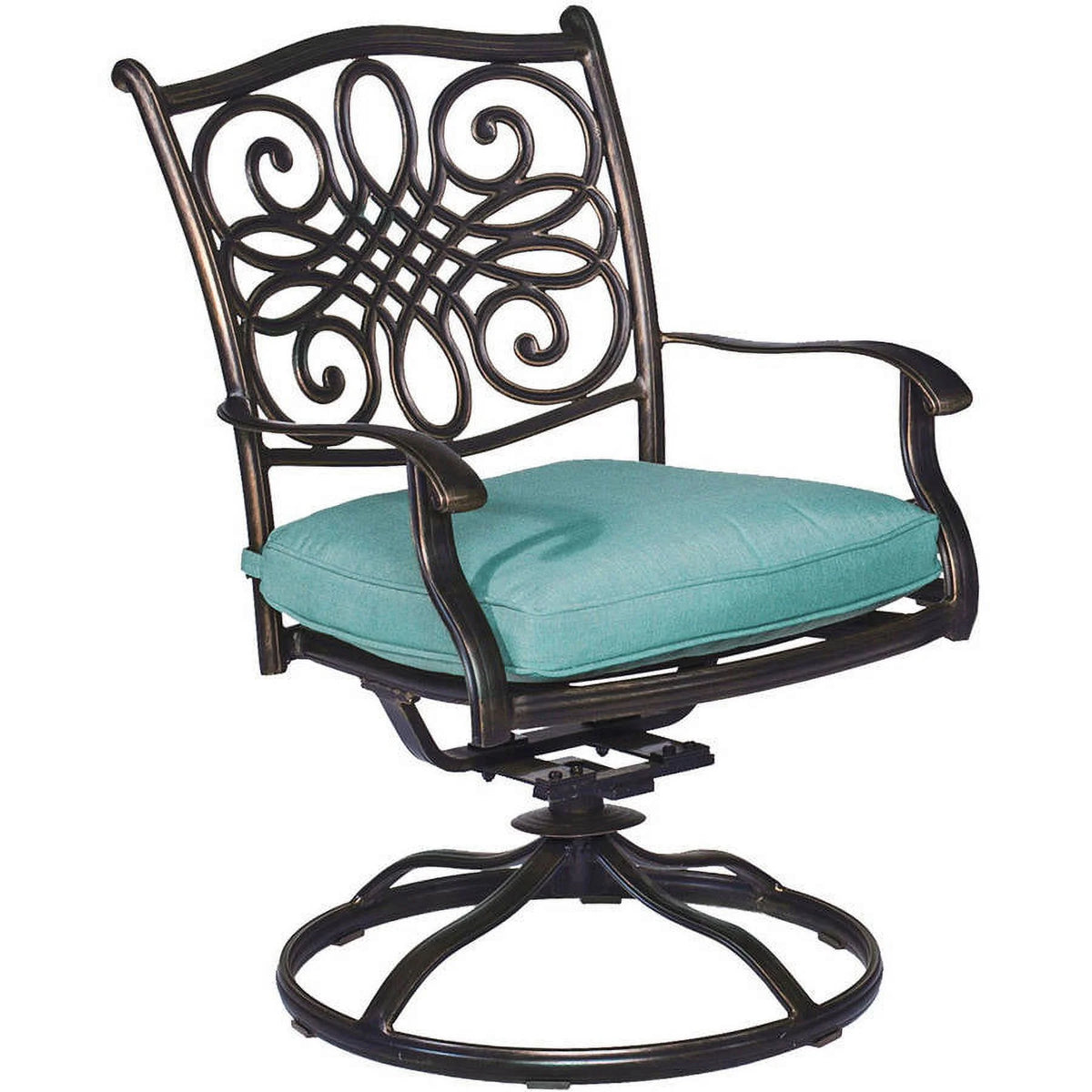 9-Piece Aluminum Outdoor Dining Set with 8 Swivel Rockers Y848