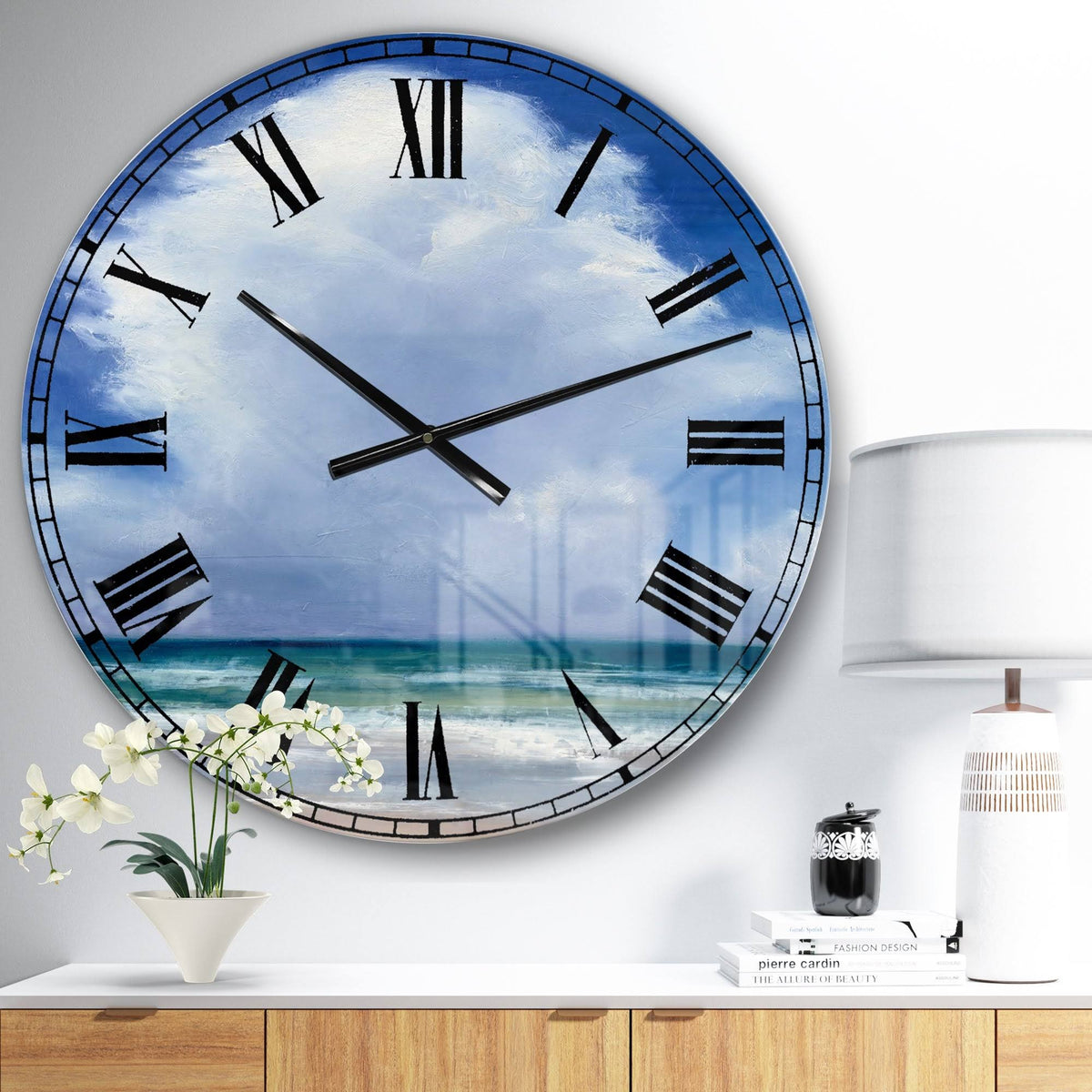 Oversized Metal Clock 29 in. Wide x 29 in. High Z27702