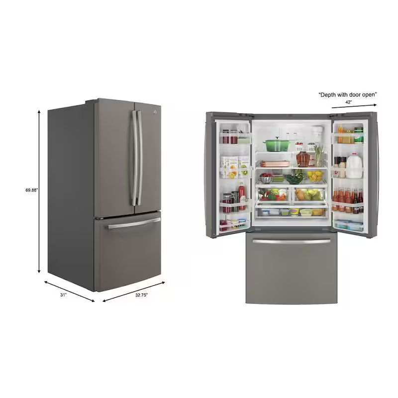 18.6 cu. ft. Counter Depth French Door Refrigerator H702587
