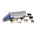 Blue 1/43 Scale Farm Animals Truck Toy Playset R195323