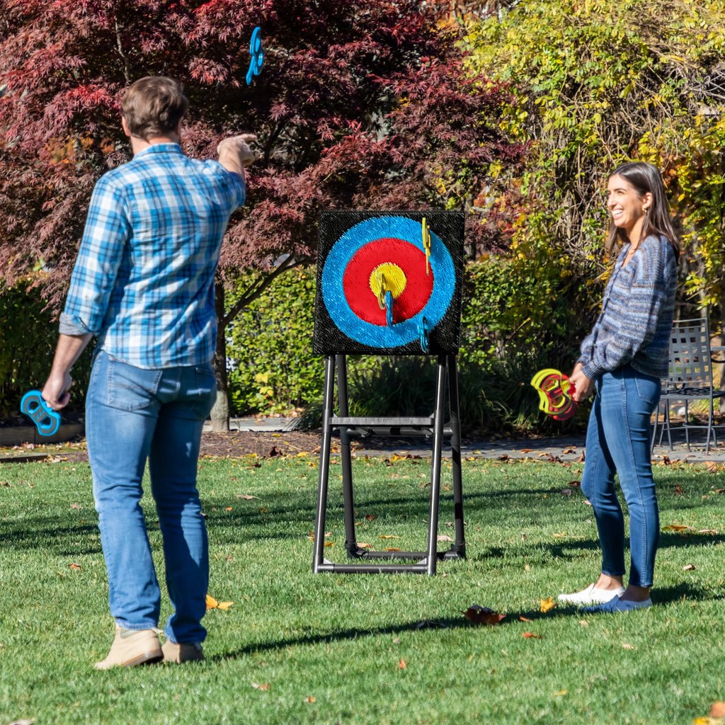 Axe Throwing Target Game with 8 Throwing Axes L67266