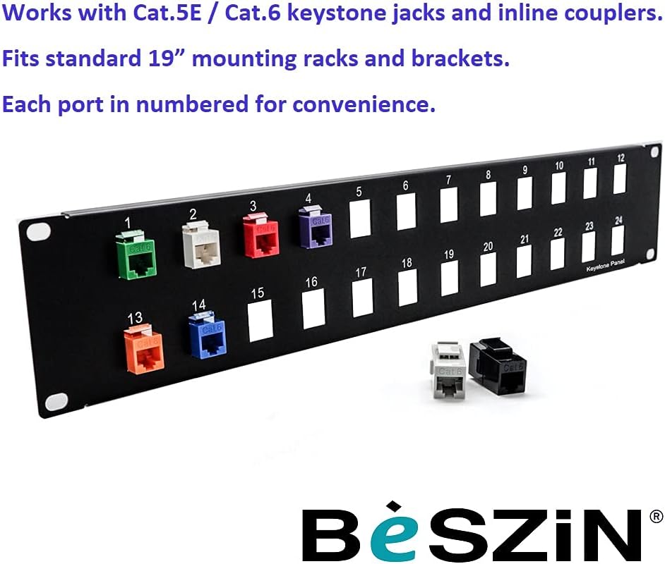 24 Port Blank Patch Panel F9350