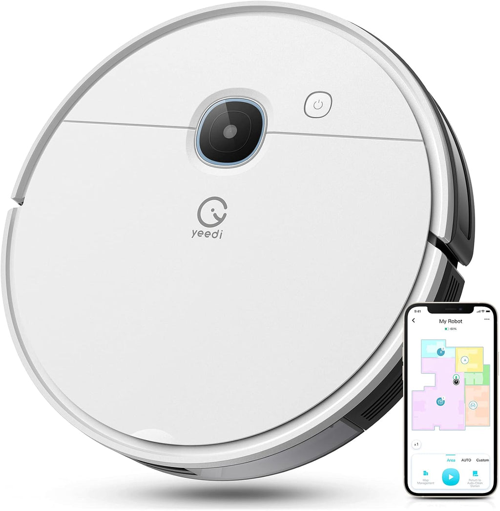 Robot Vacuum with Self-Empty Station and Mopping, 3000Pa Suction R592