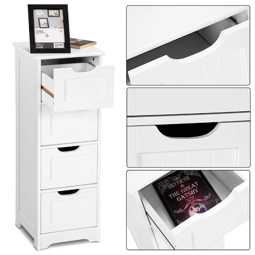 4 Drawers Bathroom Cabinet D45154
