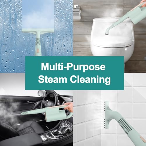 1200W Steam Mop & Detachable Handheld Cleaner with 11 Accessories & 2 Pads S694