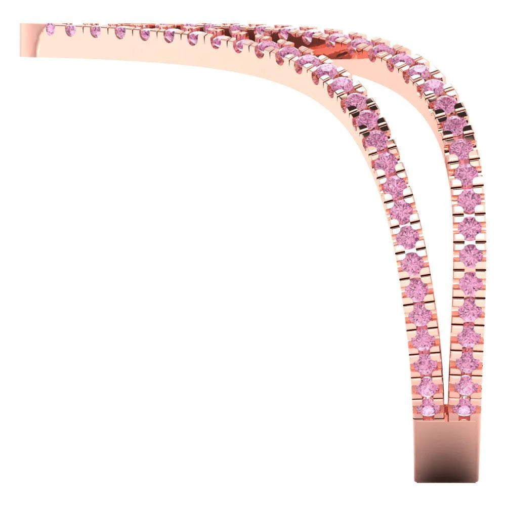 0.52 ct Pink Diamond 14k Rose Gold Ring size 3.75 W145522