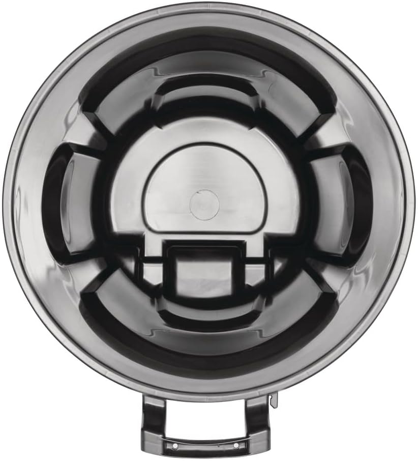 32 Gallon Black Rollout Trash Can X389799