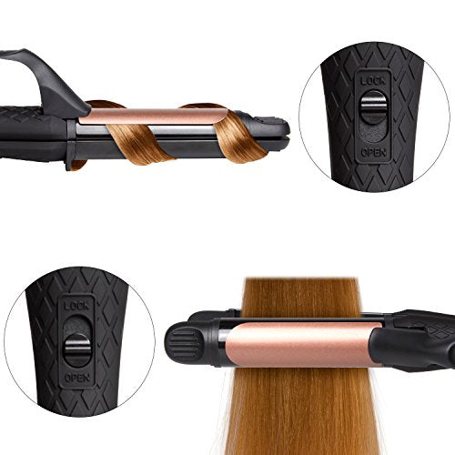 1 Inch Dual Voltage Travel Curling Iron with Carry Bag T30964