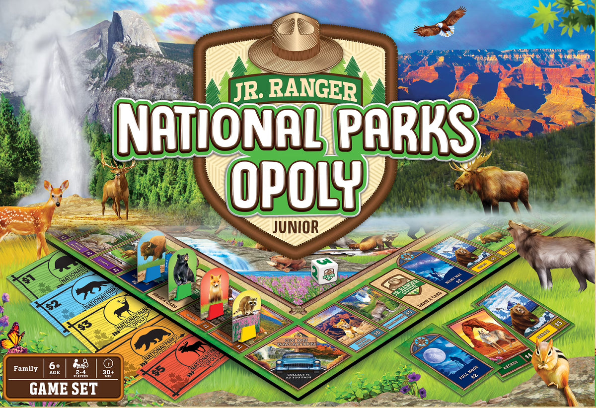 Junior Ranger National Parks Opoly Jr. Board Game D1500