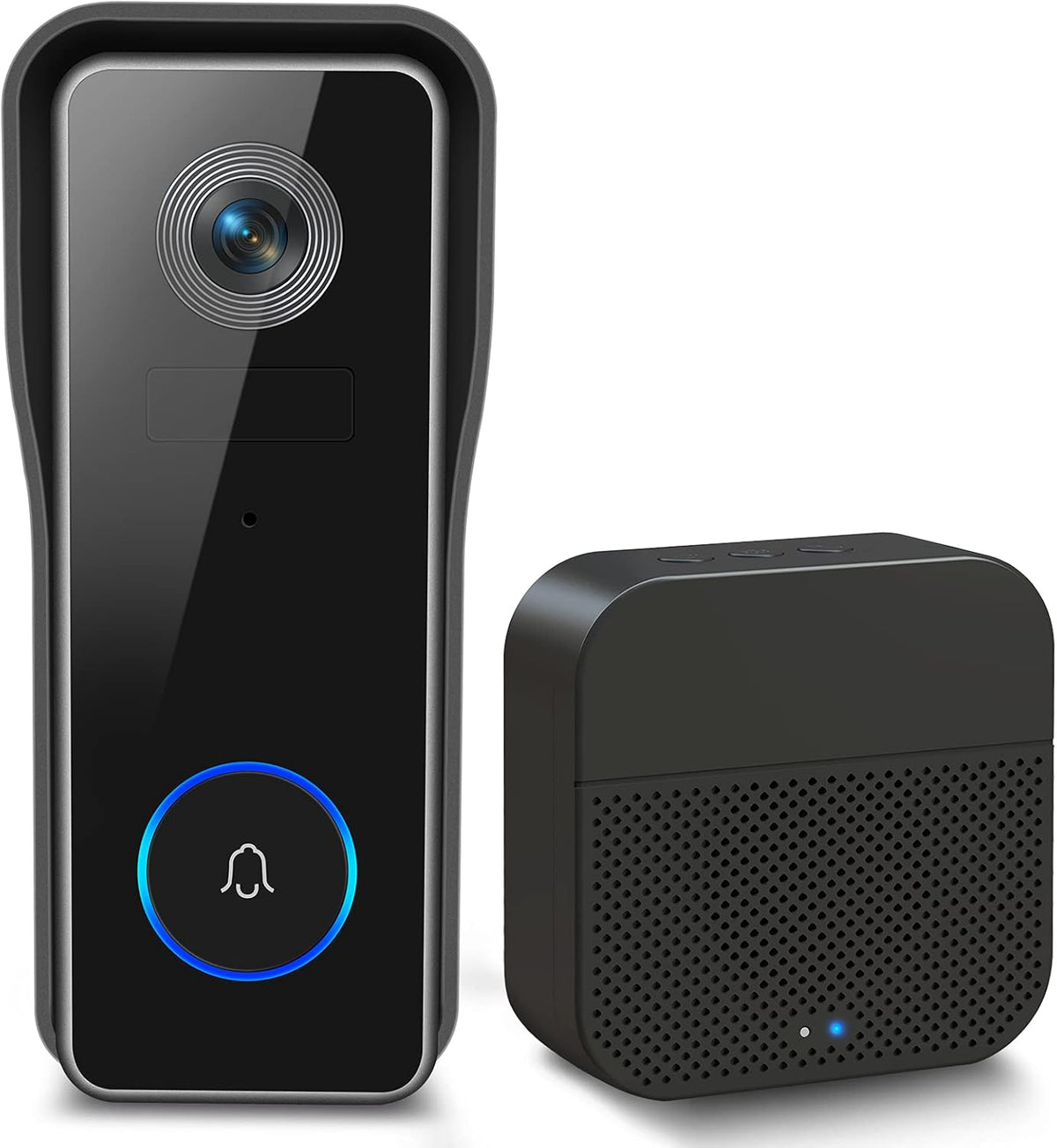 Wire-Free Video Doorbell Camera with Chime, Pack of 2 I327