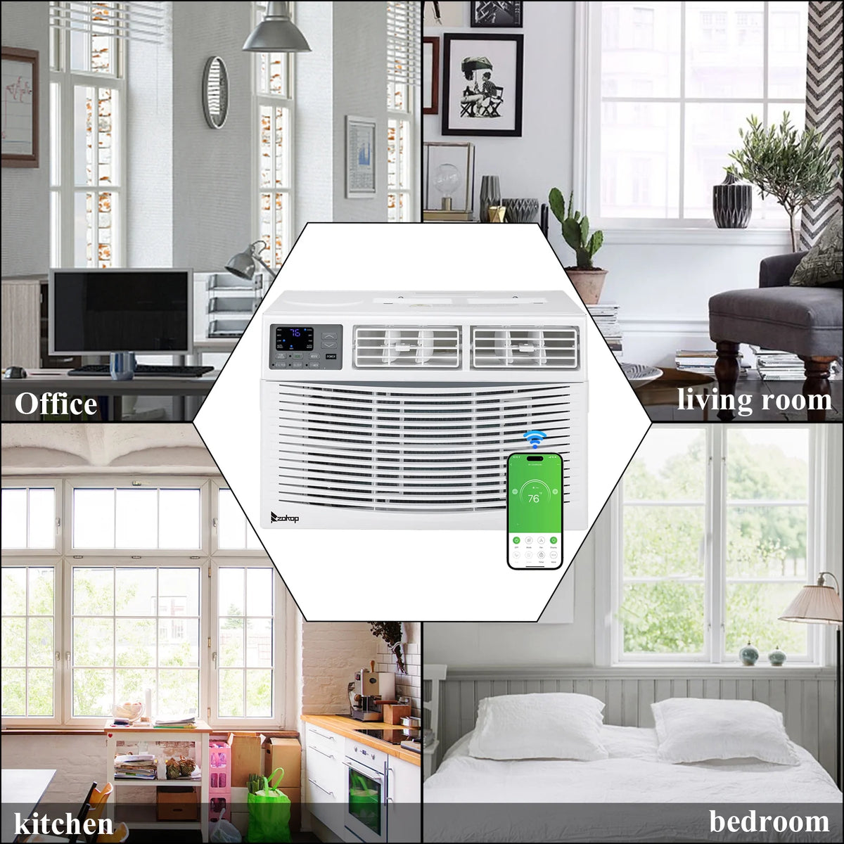 Ultra Quiet 8000 BTU Window Air Conditioner J9325
