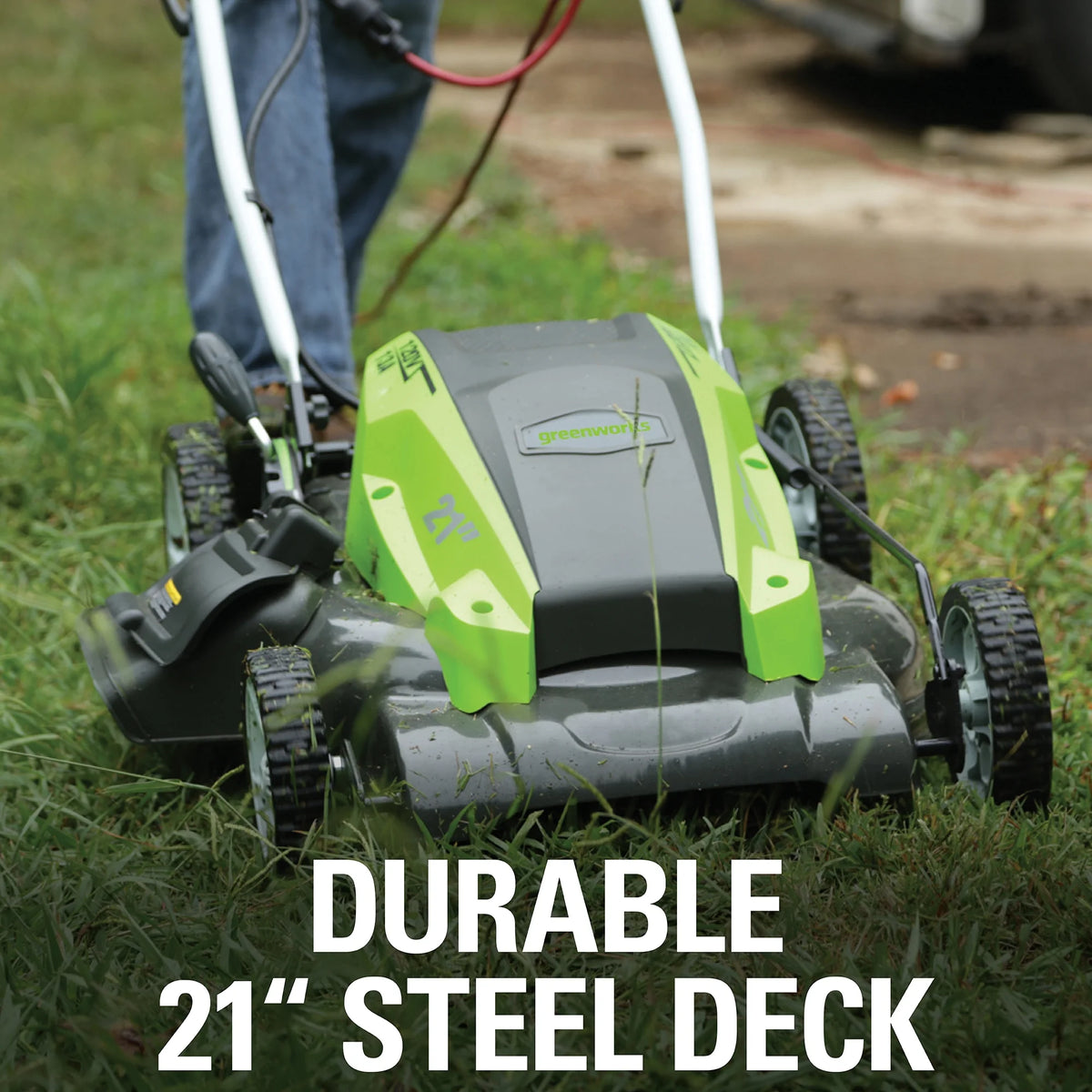 21 Amp Corded Electric Walk-Behind Push Lawn Mower O5546