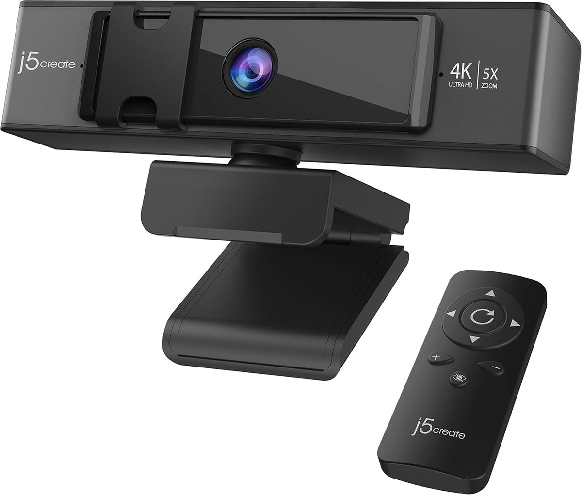 4K Ultra HD Webcam with 5X Digital Zoom, Privacy Cover, Dual Microphones, USB-C M599
